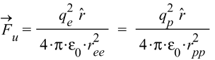 The Universal Force for v=0 (a = 0)