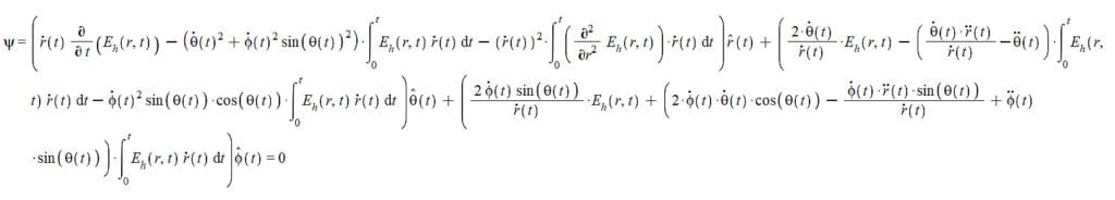 Derivation of the wave function of the new atomic model