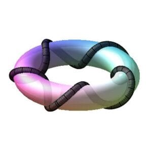 New atomic model as a toroidal charge fiber helix